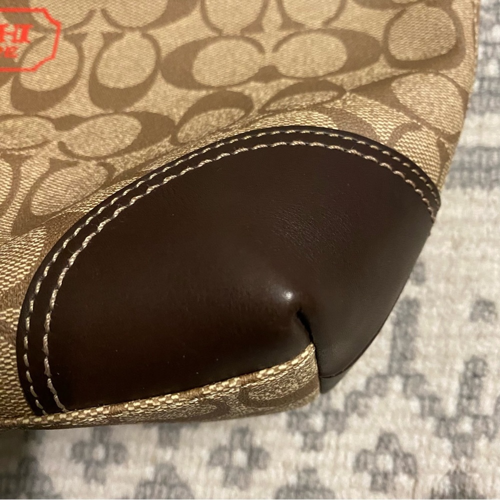Coach Chelsea Heritage Signature Stripe Tote Bag - Picture 11 of 11